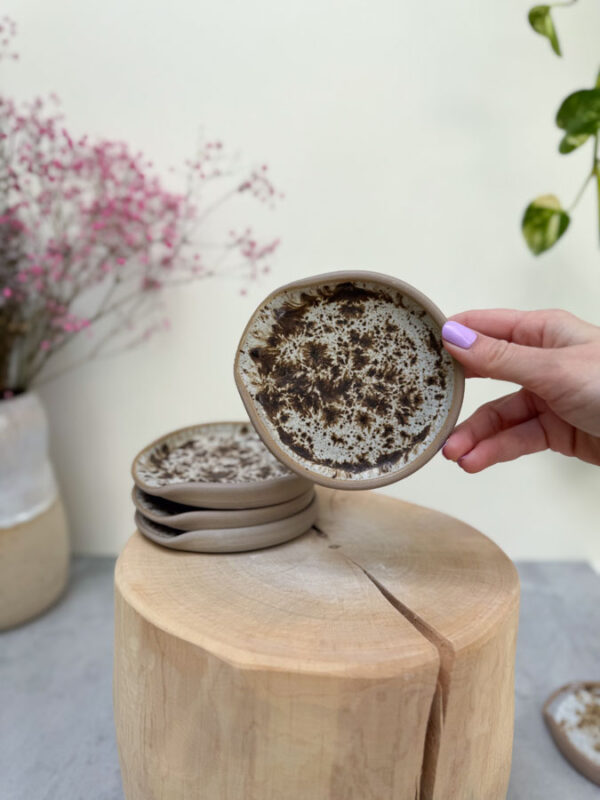 GREY RUSTIC SPOON REST