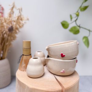 SRDÍČKOVÝ MATCHA SET