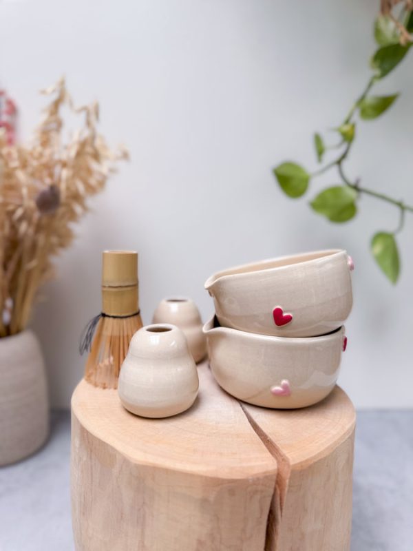 SRDÍČKOVÝ MATCHA SET