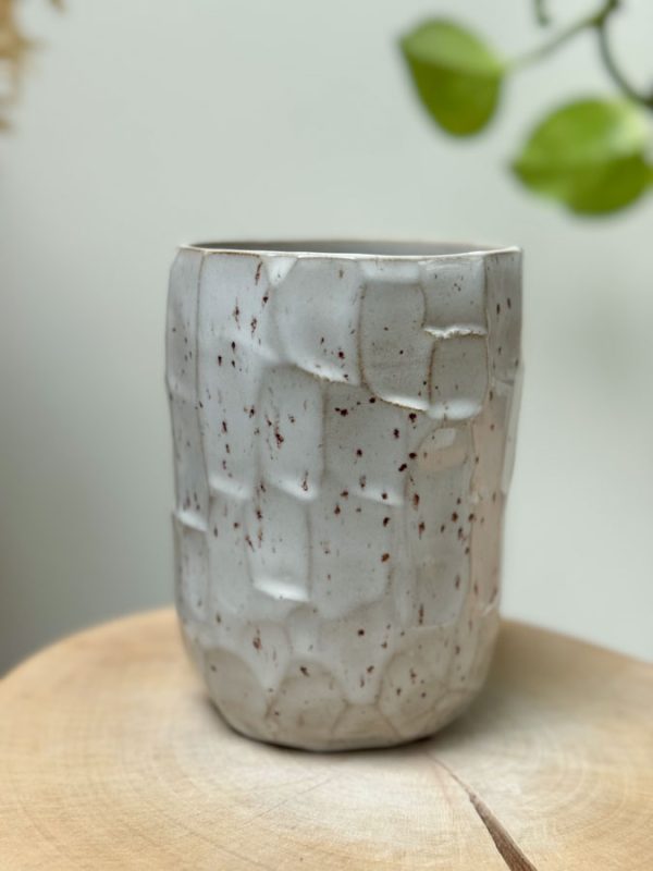 KERAMICKÁ SKLENICE BÍLÁ 550ml - Obrázek 4
