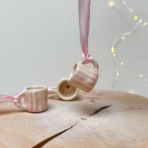 MINI HRNEČEK PROUŽKY RŮŽOVÉ